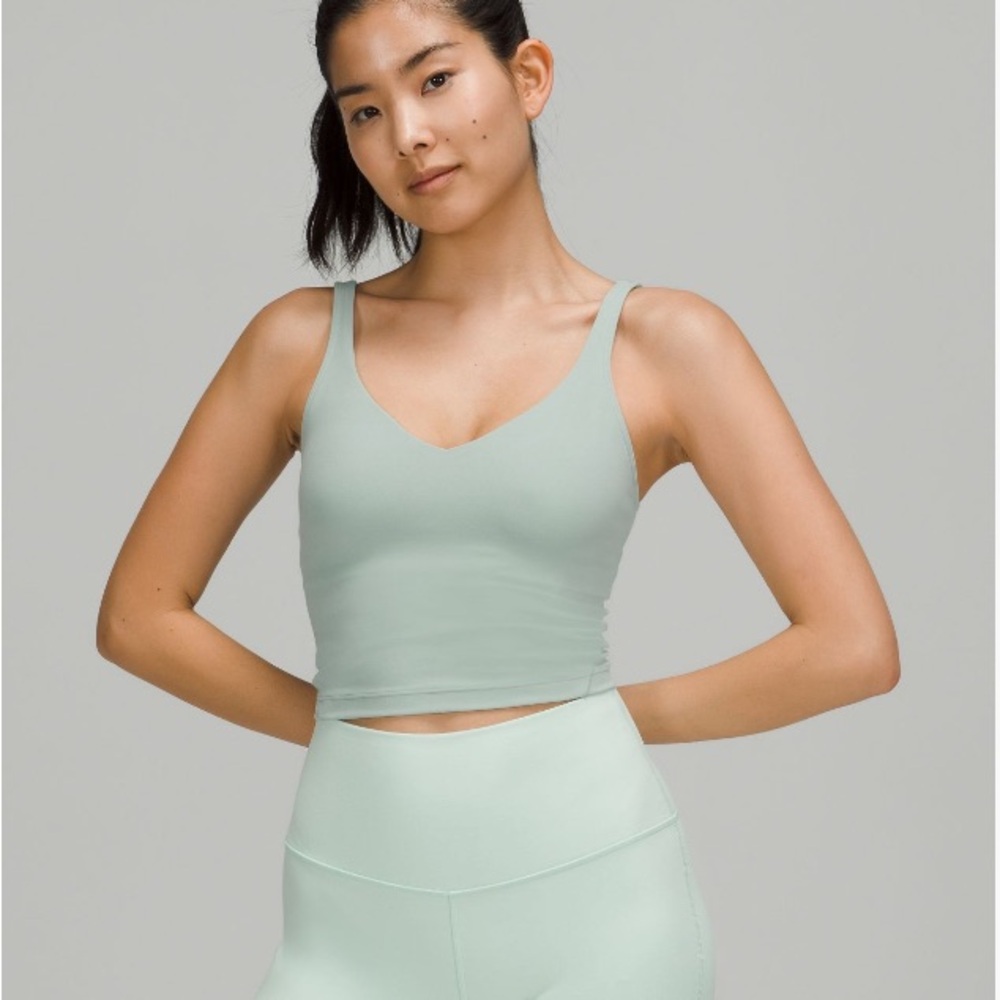 Lululemon Align Tank Silver Blue